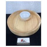 Serving Tray and Dip Bowl