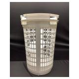 Two Hampers and Garbage Can