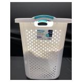 Hamper and Two Blankets