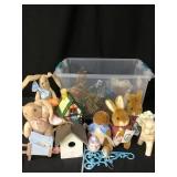 Tote of Easter Decor