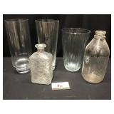 Milk Bottle & Glassware