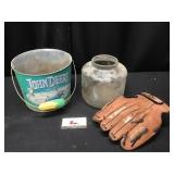 Glove, Jar & Misc