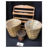 Wicker Baskets & Spice Rack