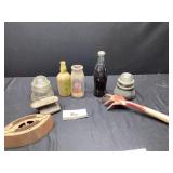 Vintage Bottls, Sad Iron, Insulators