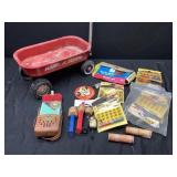 Caps, Radio Glyer Wagon & Misc