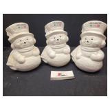 Land O Lakes Snowmen Banks