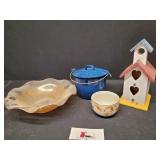 Bird House, Glassware, Misc