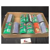 Vintage 7 Up Cans