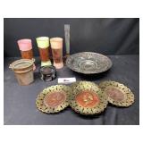 Glassware & Misc  Metal Decor