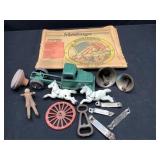 Vintage Toy Parts & Ft Dodge Bicentenial Paper