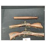 Gun Decor ( metal) & Baton