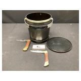 Presto Fryer & 2 Knives