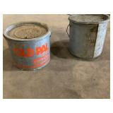 Metal Minnow Buckets