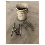Bucket of Large Bolts
