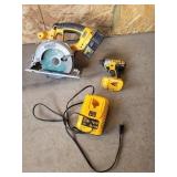 Dewalt Drill and Circular Saw