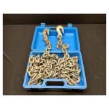 10 Foot Log Chain w/Hooks & Cast