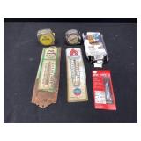 Advertising Thermometers, Tapes, Cleats & knife