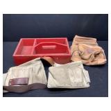 Carpenter Belts & Wood Box