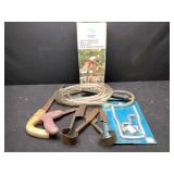 Water Sandblaster, Saws, Scissors, Tire Carrier