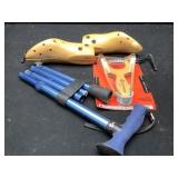Cane, Shoe Stretchers, Sling Shot