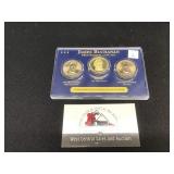 2010 Buchanan Proof D & P Dollar Set