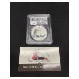 2011 Chinese panda .999 Silver PCGS UNC 70