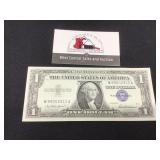 1957 Silver Certificate w/ Center Fold