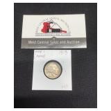 1913 Buffal Nickel ( type 1 mound)