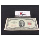 1953-B Red Seal $2