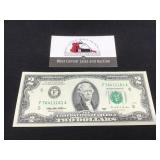 1995 $2 Atlanta District UNC