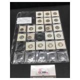 16 Coins Uncirculated Dimes 1968-D-1978-D