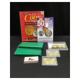 Group of Coin Books & Holders