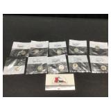 10 Proof & Uncirculated dimes 1965-2001-S