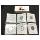 Set of 6 1943 Steel Cents