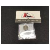 1851 Half Dime " Liberty" Readable