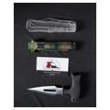 Dirk, Spring Assist, & Acrylic Folding Knives