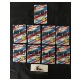 9 packs of World War II Trading Cards