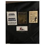 Mickey Mantle 23 Karat Gold Card with COA
