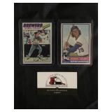 Robin Yount 1976 and 1977 Topps - 2nd & 3rd yr