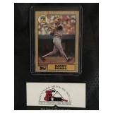 Barry Bonds Topps Rookie Card