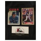 Ryne Sandberg 1986 and 1987 Topps