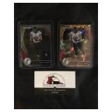 Travis Kelce Prizm Gold Cracked Ice and Base