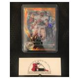 Drew Brees Prizm Orange Cracked Ice