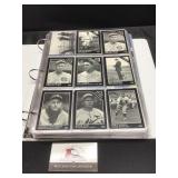Binder of Baseball Cards