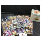 Binder Pages of Baseball Cards