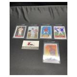 Five Chipper Jones Rookie Cards