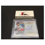 2013 topps Tribute Lance Lynn Autographed