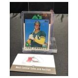 Jose Canseco 86 Topps Traded Rookie