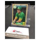Jose Canseco 87 Topps Rookie Cup