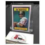 Joe Montana 83 Topps Record Breaker